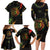 Juneteenth Is My Independence Day Family Matching Long Sleeve Bodycon Dress and Hawaiian Shirt