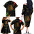 Juneteenth Is My Independence Day Family Matching Off The Shoulder Long Sleeve Dress and Hawaiian Shirt