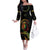 Juneteenth Is My Independence Day Family Matching Off The Shoulder Long Sleeve Dress and Hawaiian Shirt