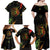Juneteenth Is My Independence Day Family Matching Off Shoulder Maxi Dress and Hawaiian Shirt