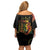 Juneteenth Is My Independence Day Family Matching Off Shoulder Short Dress and Hawaiian Shirt