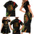Juneteenth Is My Independence Day Family Matching Short Sleeve Bodycon Dress and Hawaiian Shirt