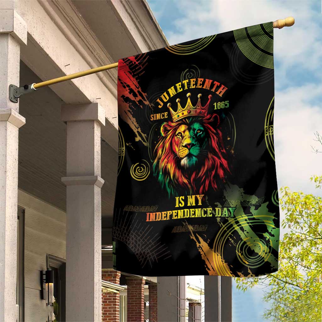 Juneteenth Is My Independence Day Garden Flag