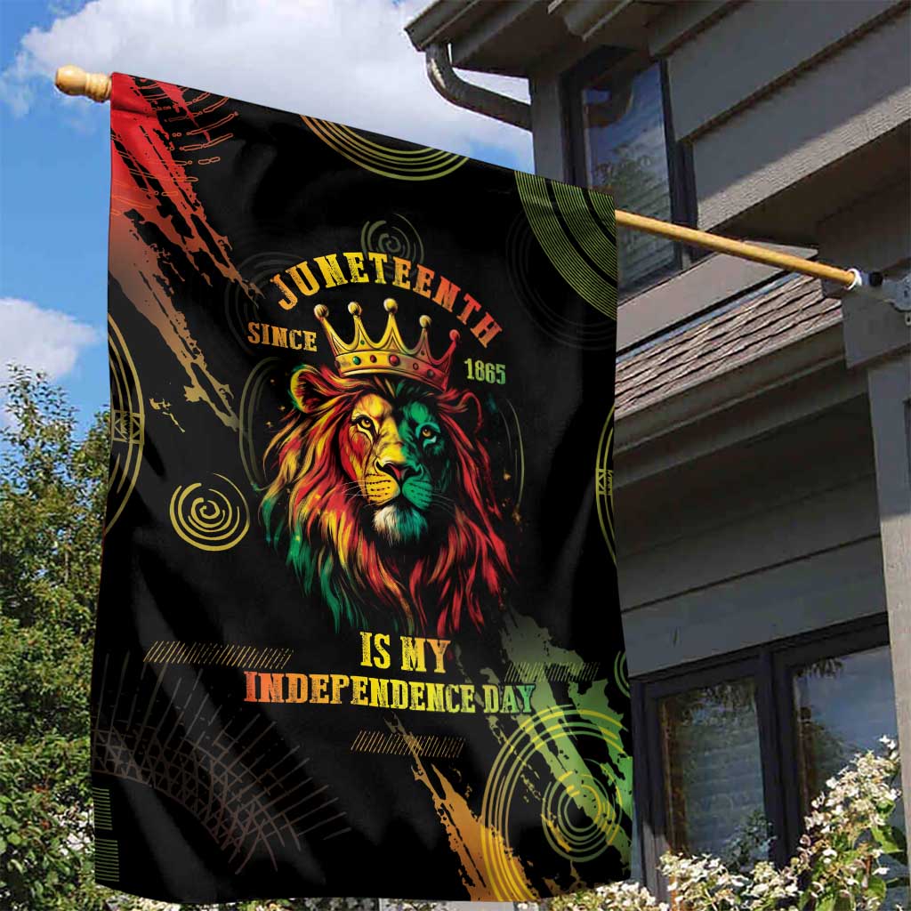 Juneteenth Is My Independence Day Garden Flag