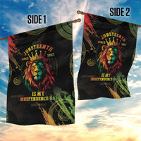 Juneteenth Is My Independence Day Garden Flag