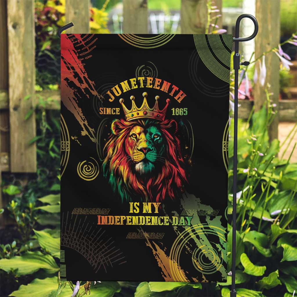 Juneteenth Is My Independence Day Garden Flag