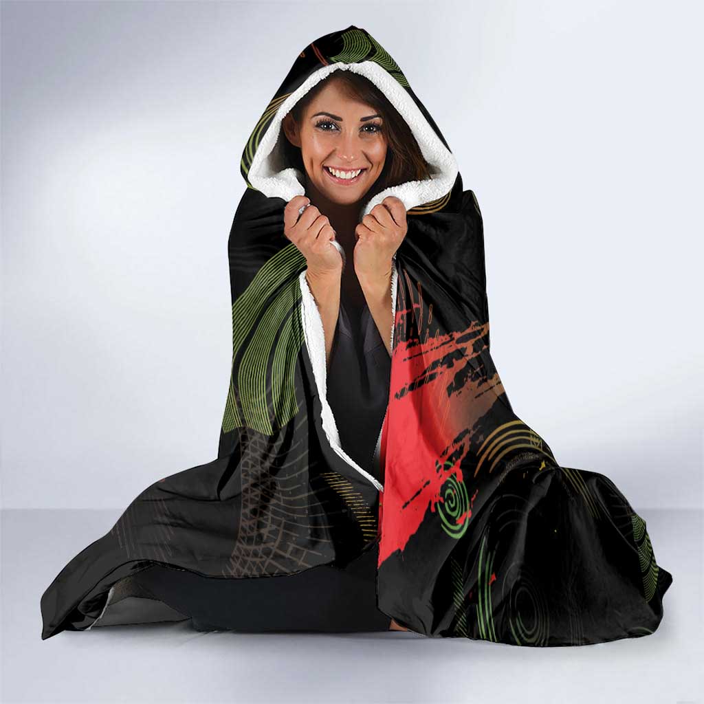 Juneteenth Is My Independence Day Hooded Blanket