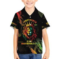 Juneteenth Is My Independence Day Kid Hawaiian Shirt