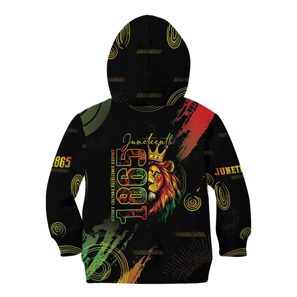 Juneteenth Is My Independence Day Kid Hoodie