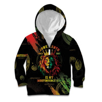 Juneteenth Is My Independence Day Kid Hoodie