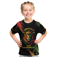 Juneteenth Is My Independence Day Kid T Shirt