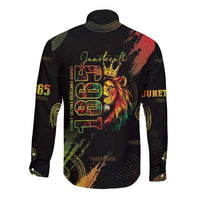 Juneteenth Is My Independence Day Long Sleeve Button Shirt