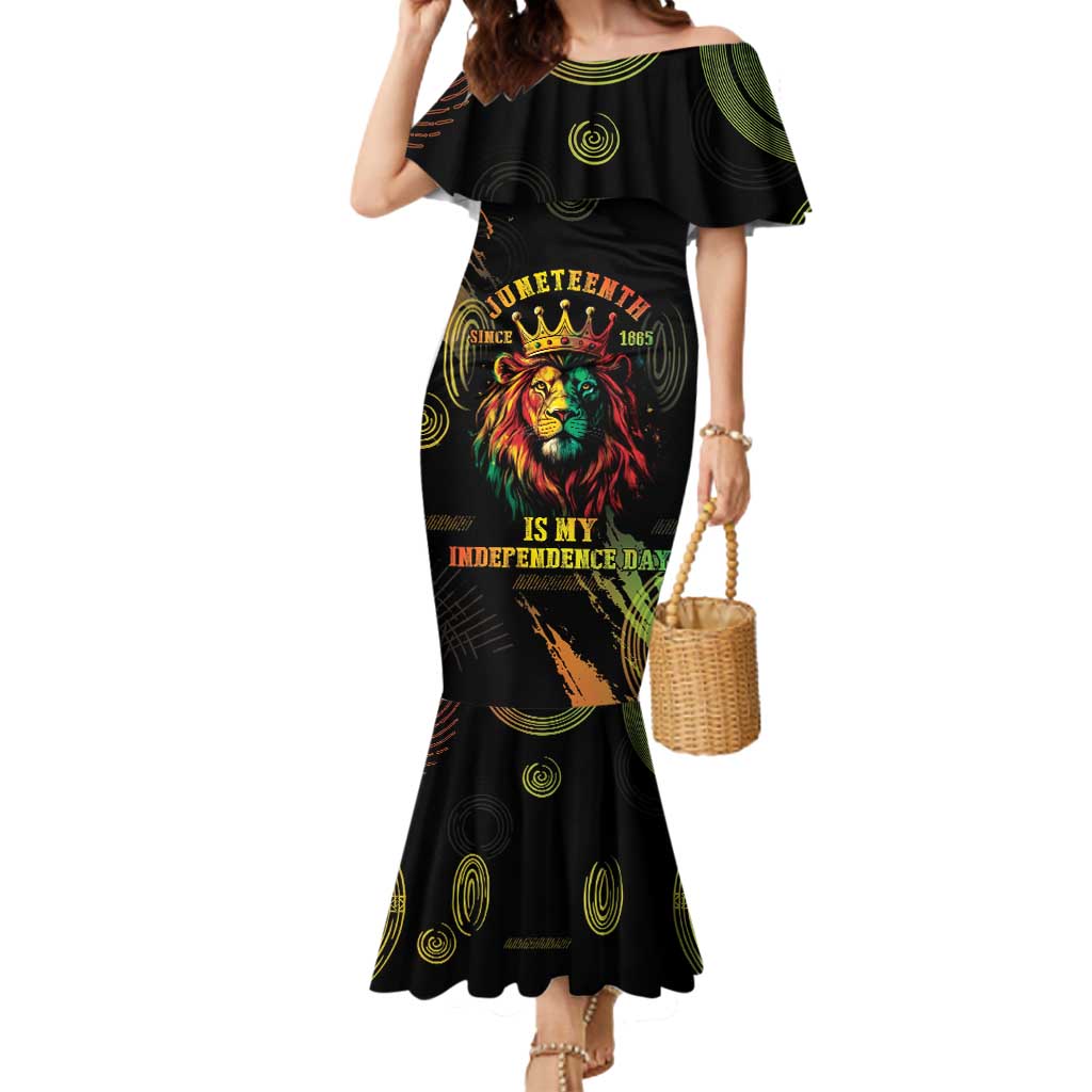 Juneteenth Is My Independence Day Mermaid Dress