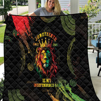 Juneteenth Is My Independence Day Quilt