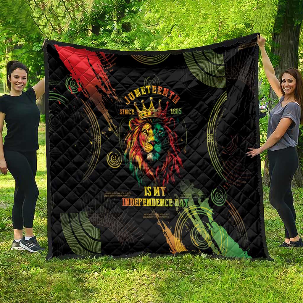 Juneteenth Is My Independence Day Quilt