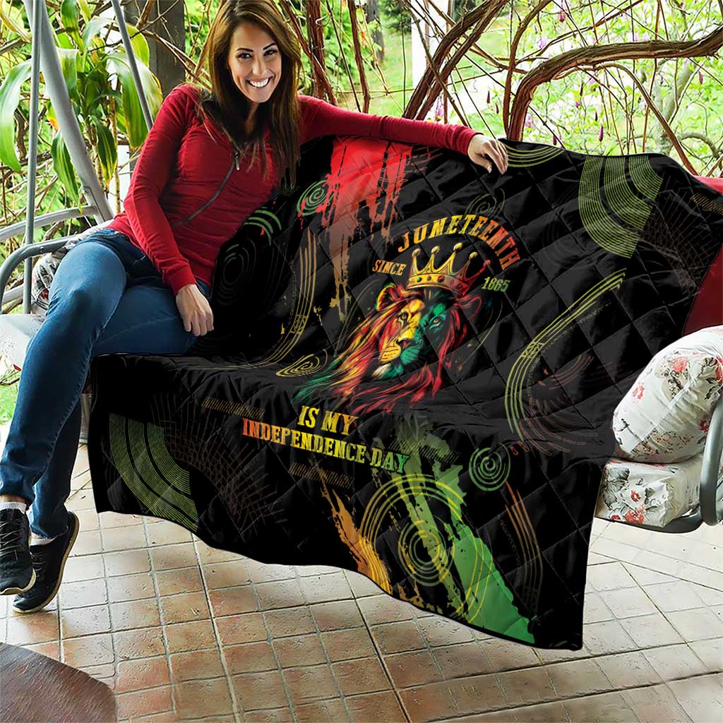 Juneteenth Is My Independence Day Quilt