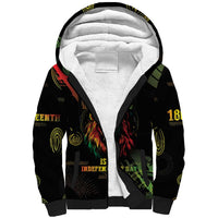 Juneteenth Is My Independence Day Sherpa Hoodie