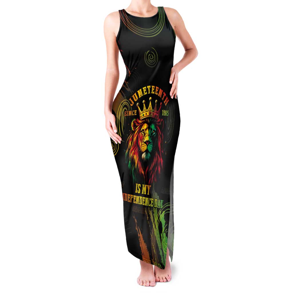 Juneteenth Is My Independence Day Tank Maxi Dress