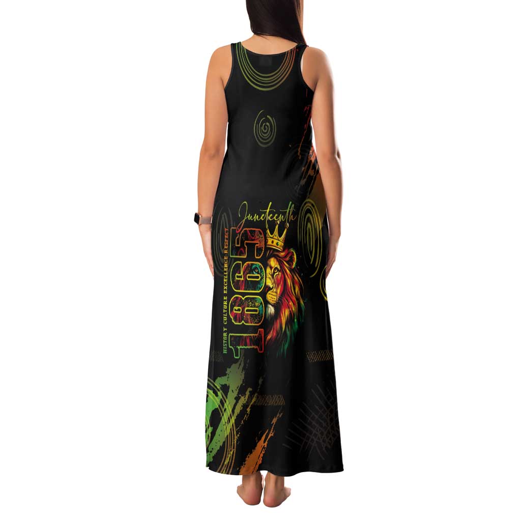 Juneteenth Is My Independence Day Tank Maxi Dress