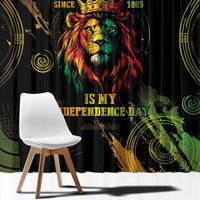 Juneteenth Is My Independence Day Window Curtain