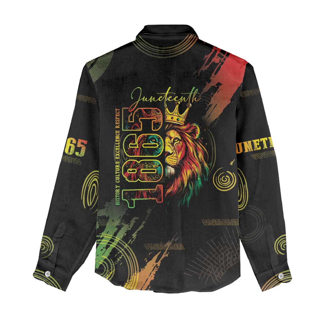 Juneteenth Is My Independence Day Women Casual Shirt