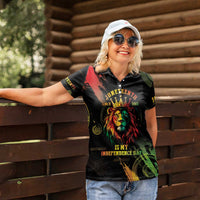 Juneteenth Is My Independence Day Women Polo Shirt