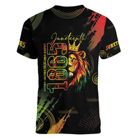 Juneteenth Is My Independence Day Women V-Neck T-Shirt