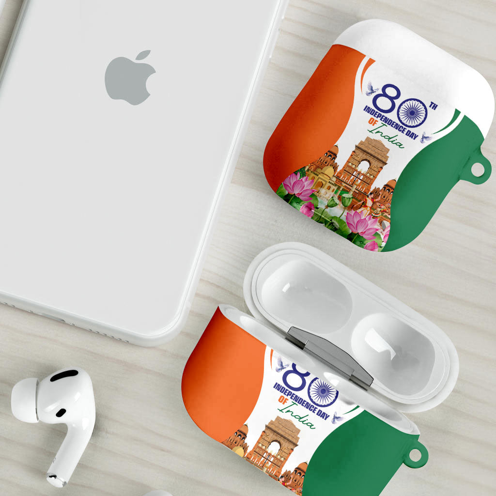 Jai Hind India AirPods Case Happy 80th Independence Day