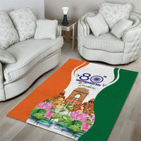 Jai Hind India Area Rug Happy 80th Independence Day