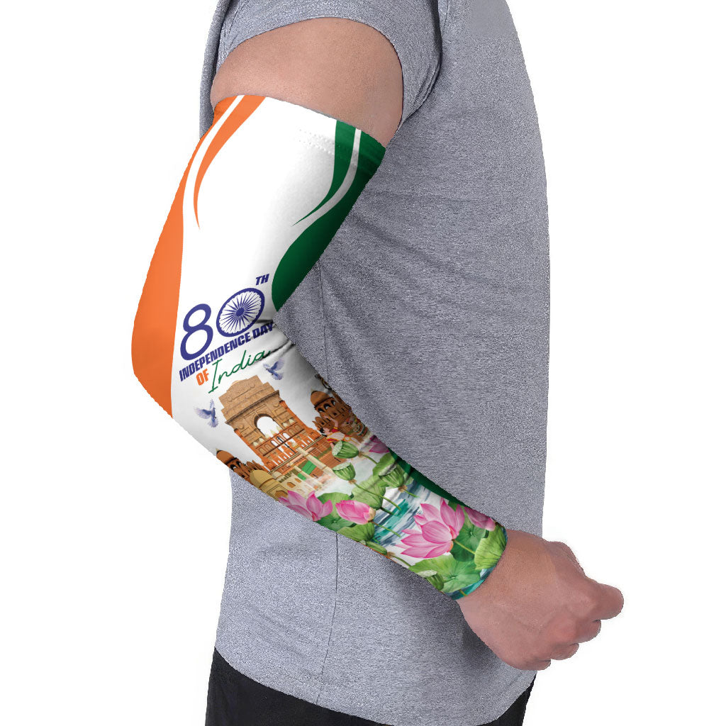 Jai Hind India Arm Sleeves Happy 80th Independence Day