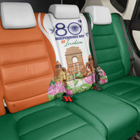 Jai Hind India Back Car Seat Cover Happy 80th Independence Day