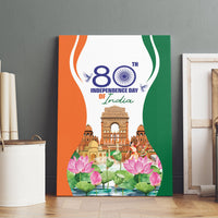 Jai Hind India Canvas Wall Art Happy 80th Independence Day