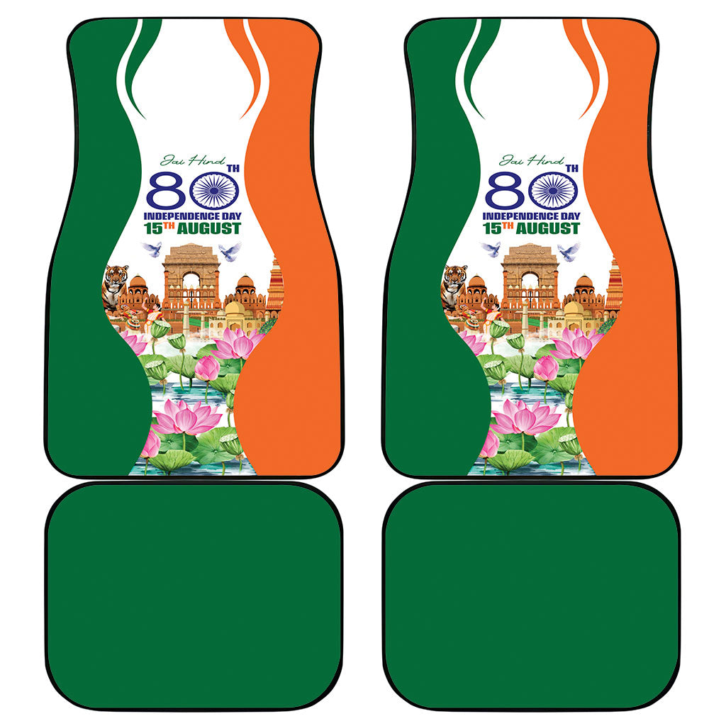 Jai Hind India Car Mats Happy 80th Independence Day