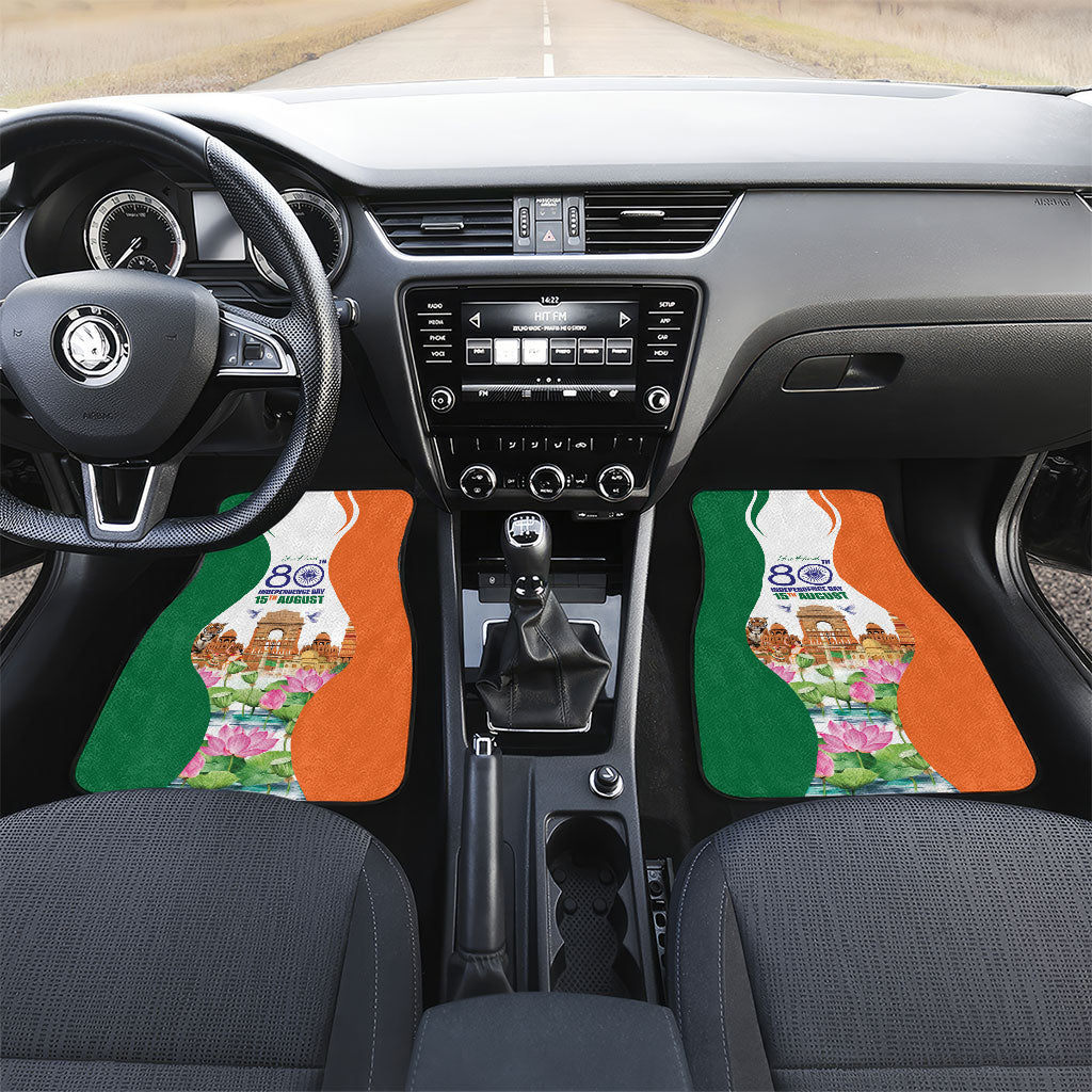 Jai Hind India Car Mats Happy 80th Independence Day