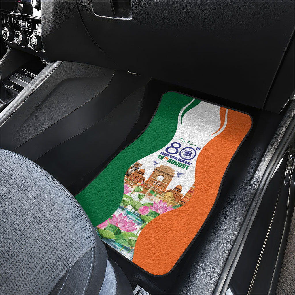 Jai Hind India Car Mats Happy 80th Independence Day