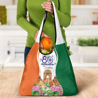 Jai Hind India Grocery Bag Happy 80th Independence Day