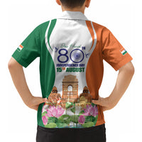 Jai Hind India Hawaiian Shirt Happy 80th Independence Day