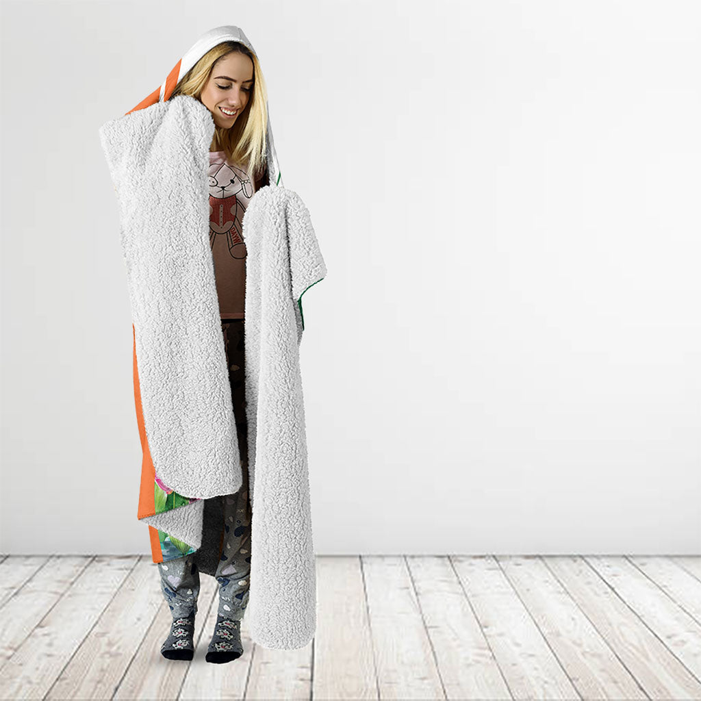 Jai Hind India Hooded Blanket Happy 80th Independence Day