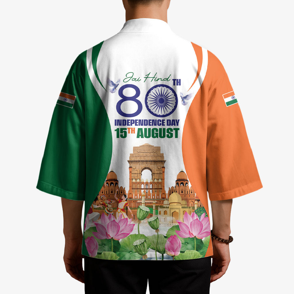 Jai Hind India Kimono Happy 80th Independence Day