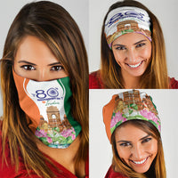Jai Hind India Neck Gaiter Happy 80th Independence Day