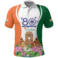 Jai Hind India Polo Shirt Happy 80th Independence Day