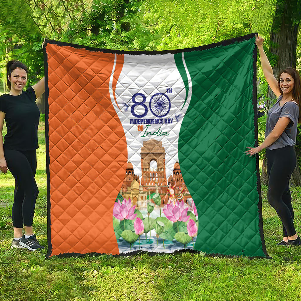 Jai Hind India Quilt Happy 80th Independence Day