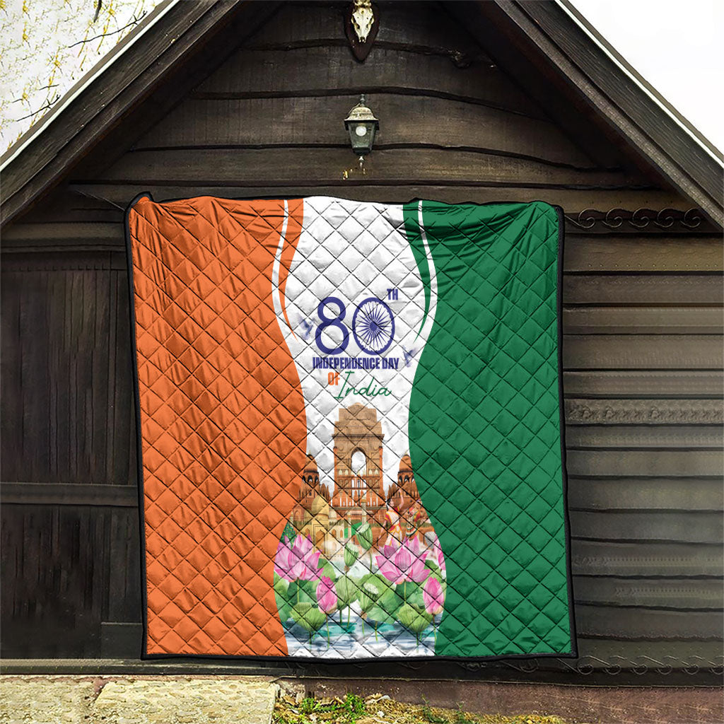 Jai Hind India Quilt Happy 80th Independence Day