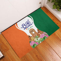 Jai Hind India Rubber Doormat Happy 80th Independence Day