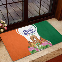 Jai Hind India Rubber Doormat Happy 80th Independence Day