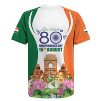 Jai Hind India Rugby Jersey Happy 80th Independence Day