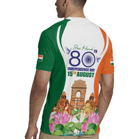 Jai Hind India Rugby Jersey Happy 80th Independence Day