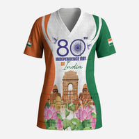 Jai Hind India Scrub Top Happy 80th Independence Day