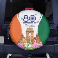 Jai Hind India Spare Tire Cover Happy 80th Independence Day