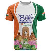 Jai Hind India T Shirt Happy 80th Independence Day